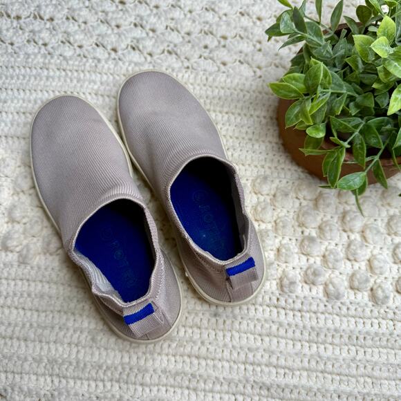 ROTHY'S Women's Size 6.5 Chelsea Boot Shoes Lilac Gray Slip On High Top Sneaker - Picture 5 of 14